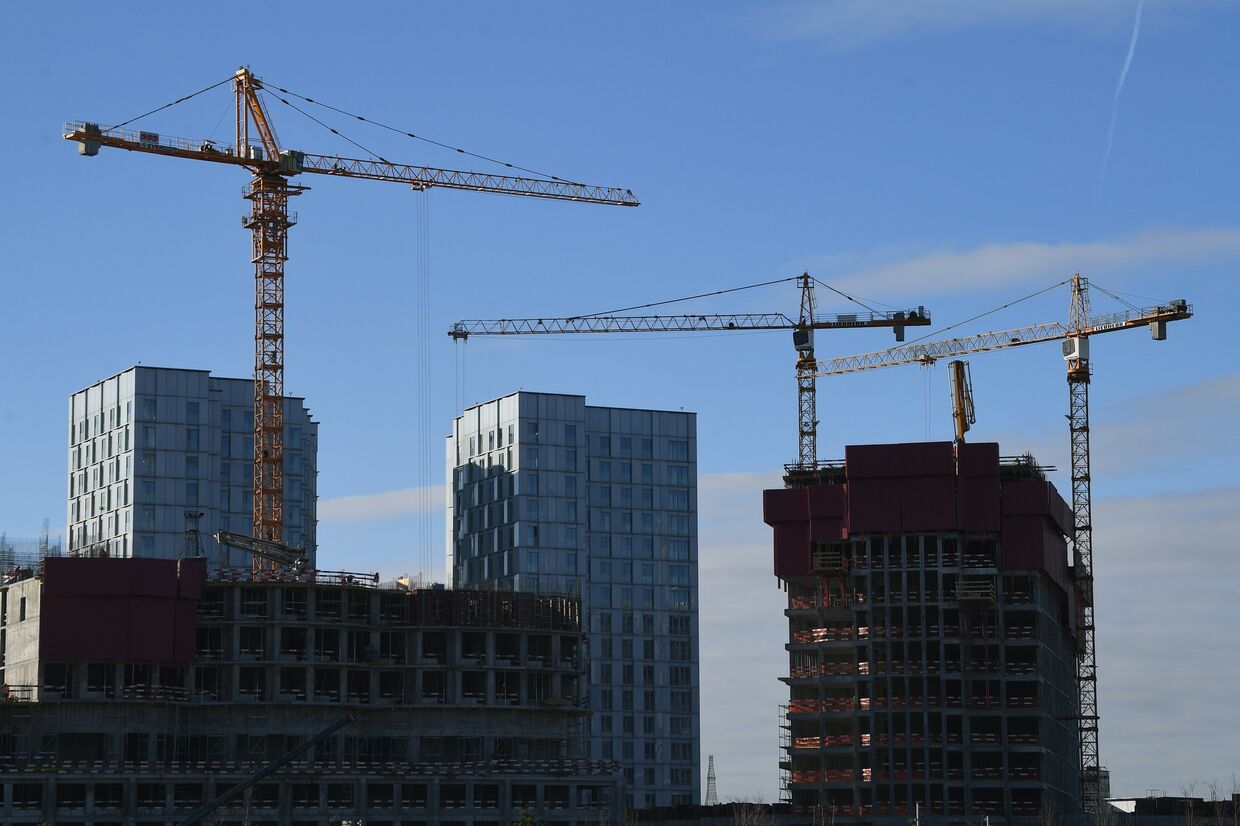 Строительство новых домов в Москве