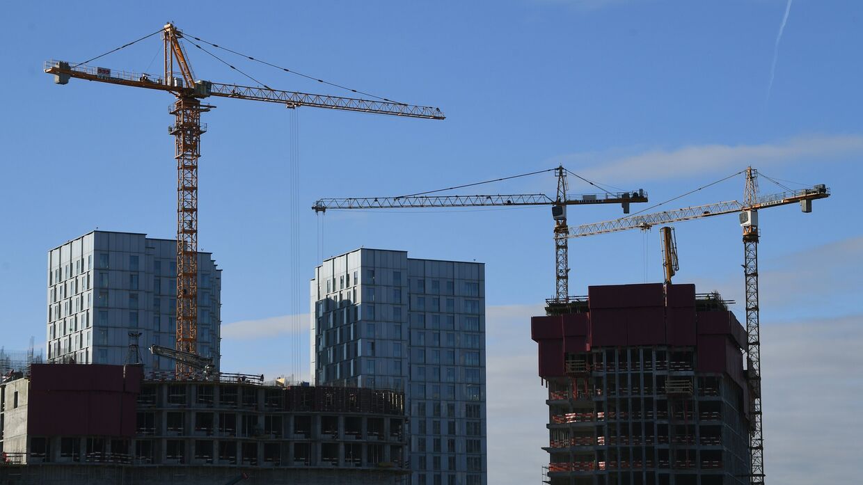 Строительство новых домов в Москве