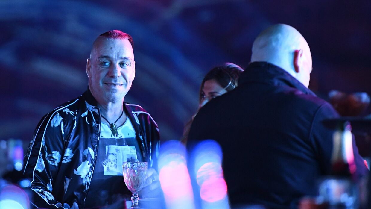 Солист группы Rammstein Тилль Линдеманн на международном музыкальном фестивале «Жара» в Баку