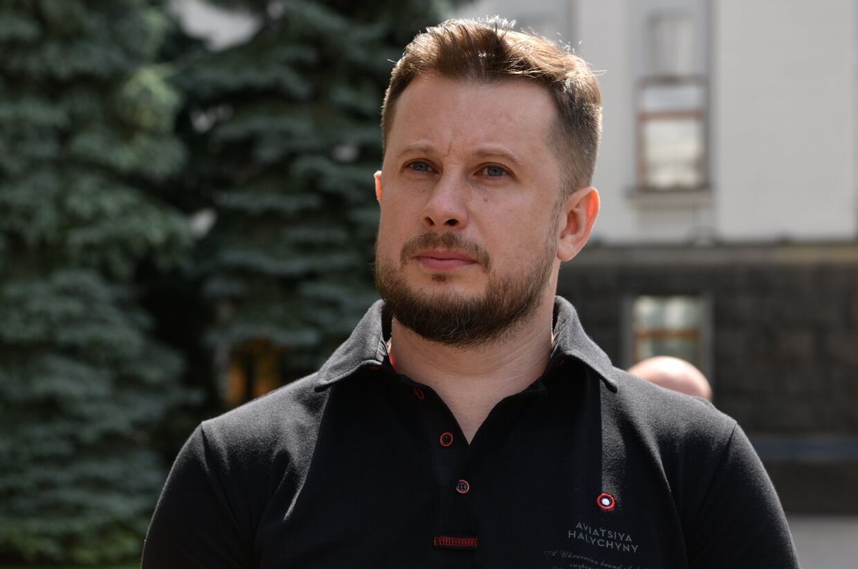 Лидер партии Национальный корпус Андрей Билецкий
