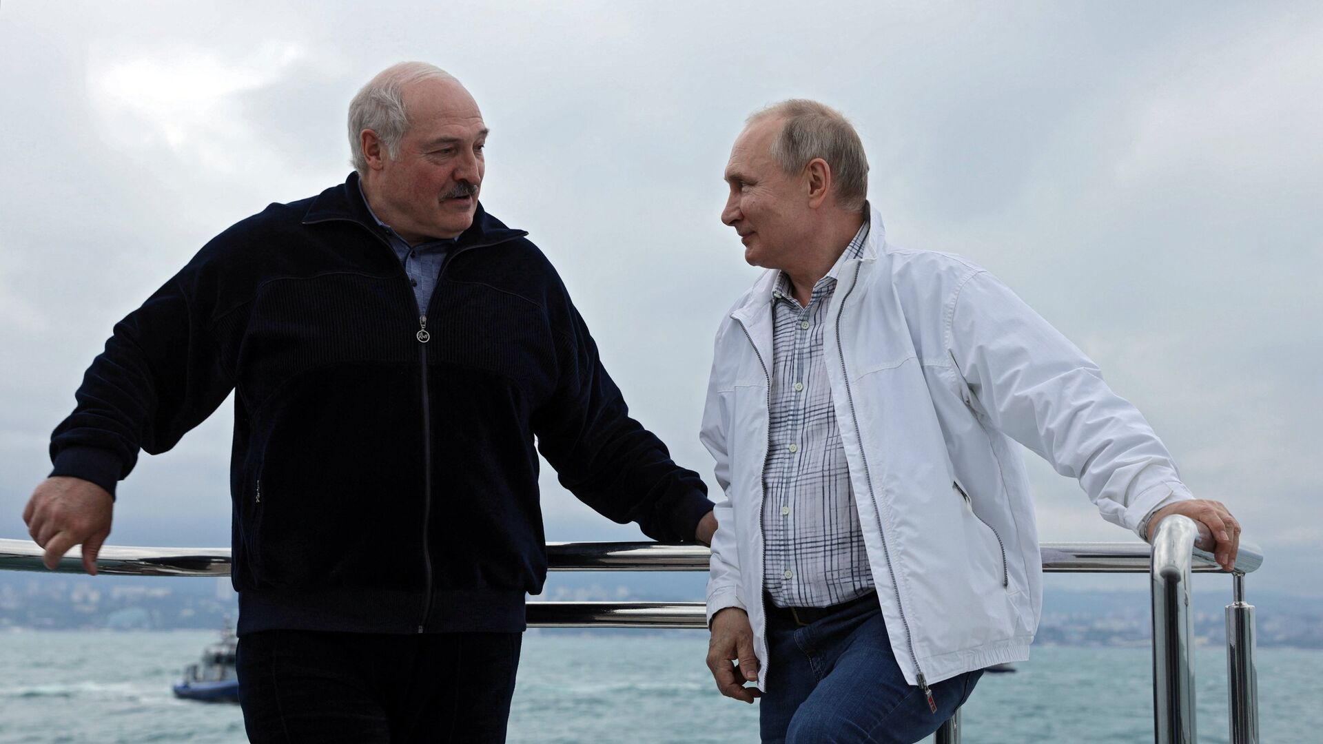 Президент РФ В. Путин и президент Белоруссии А.  Лукашенко совершили морскую прогулку - ИноСМИ, 1920, 26.01.2023