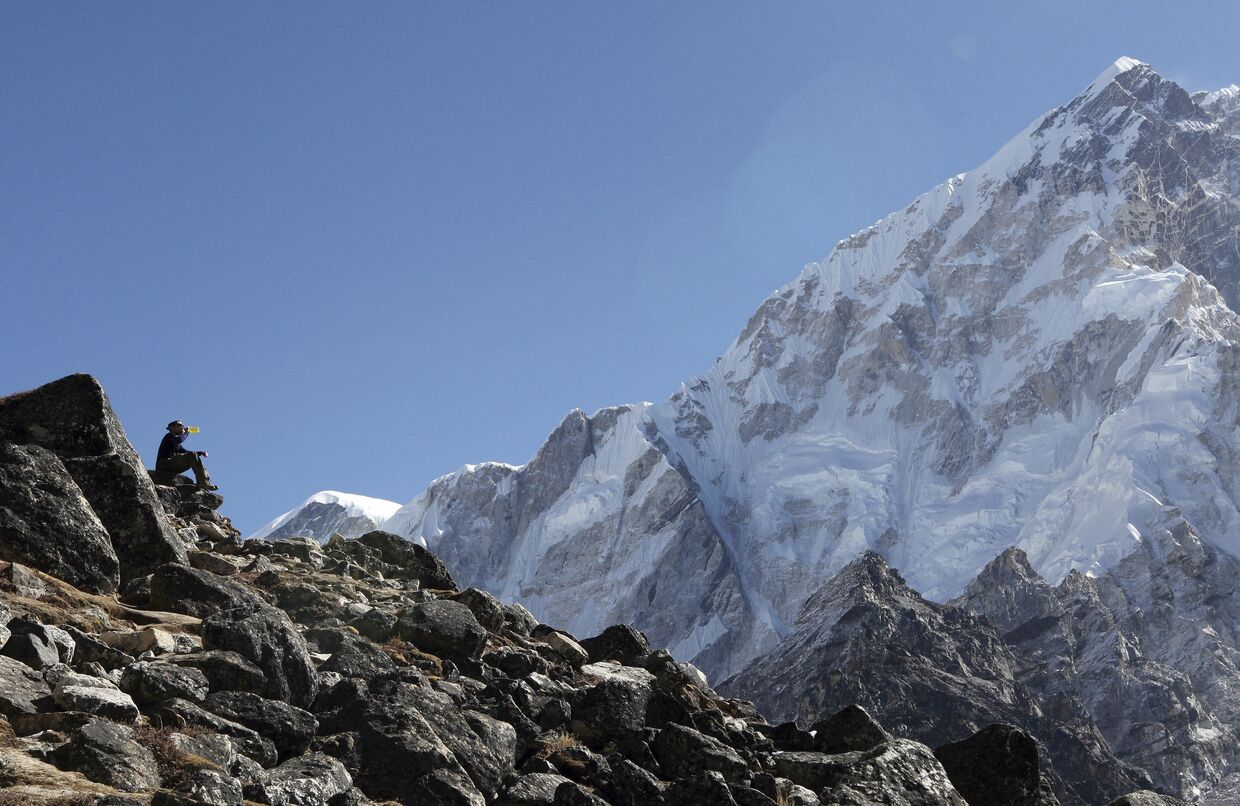 Путь к базовому лагерю Эвереста, Гималаи, Непал