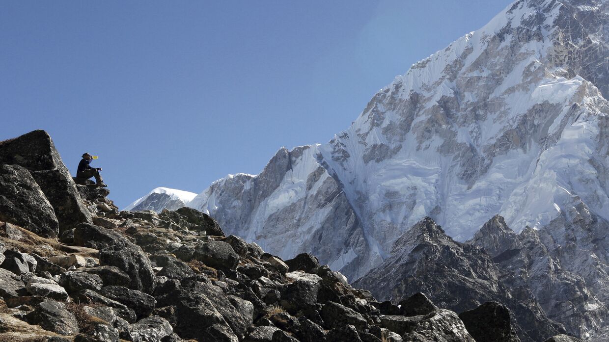 Путь к базовому лагерю Эвереста, Гималаи, Непал