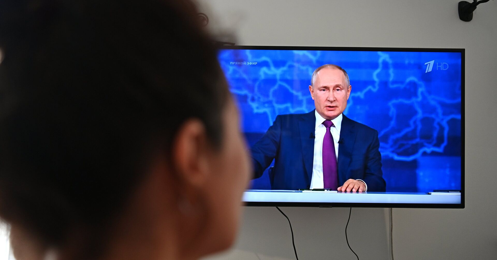 Трансляция прямой линии с президентом РФ В. Путиным - ИноСМИ, 1920, 01.07.2021