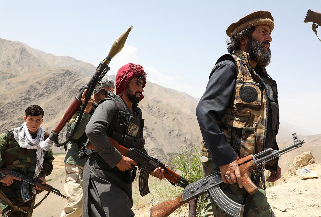 Вооруженные люди в районе Горбанд, провинция Парван, Афганистан