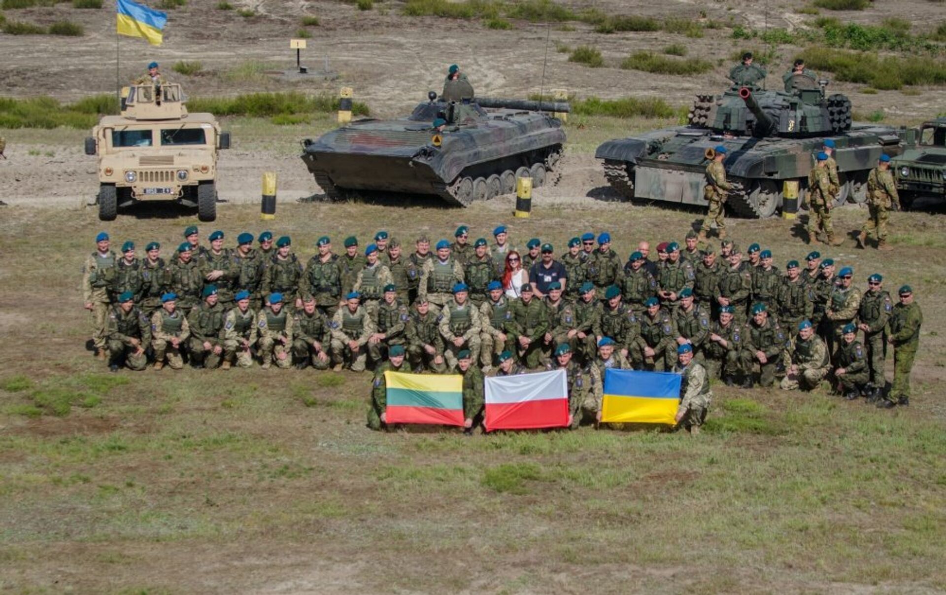 Бойцы литовско-польско-украинской бригады на церемонии открытия учений «Анаконда-2016» - ИноСМИ, 1920, 07.07.2021
