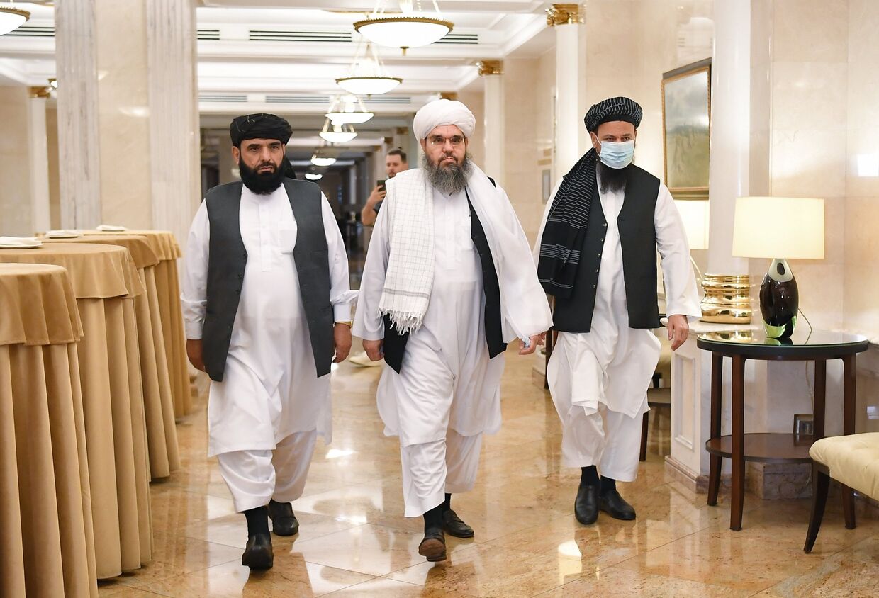 П/к делегации политического офиса движения Талибан (запрещено в РФ) в Москве