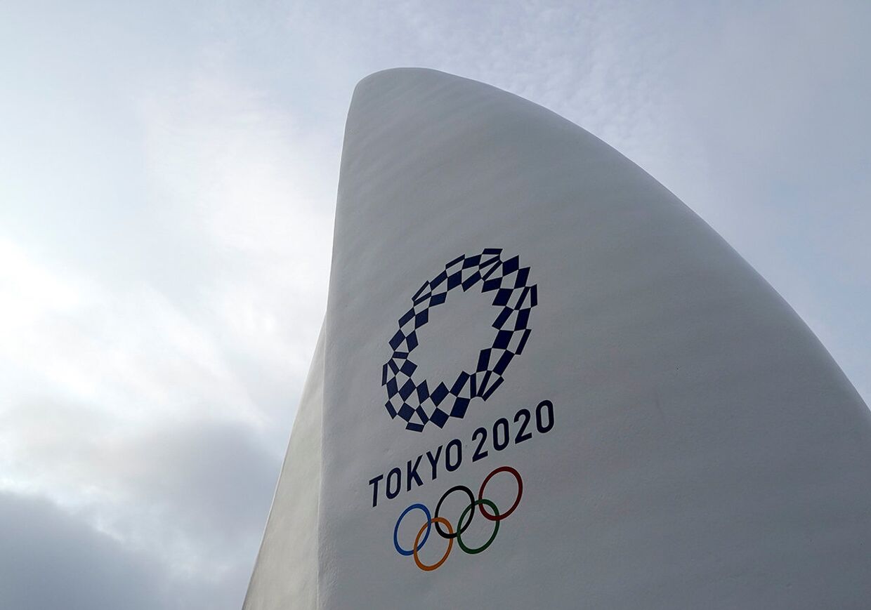 Логотип Олимпийских игр 2020 в Фудзисава, Япония