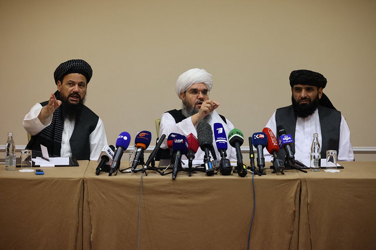 Представители делегации политического офиса движения Талибан (Запрещена в РФ)