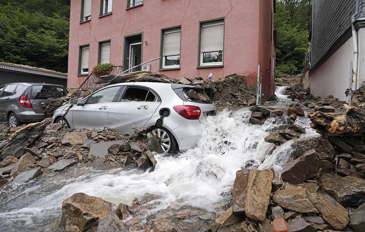 Последствия наводнения в Шульде