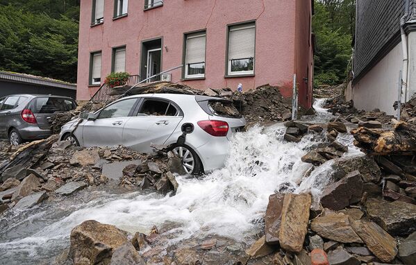 Последствия наводнения в Шульде