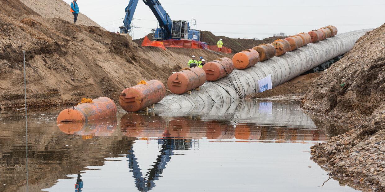 Строительство газопровода «Северный поток — 2» в Германии