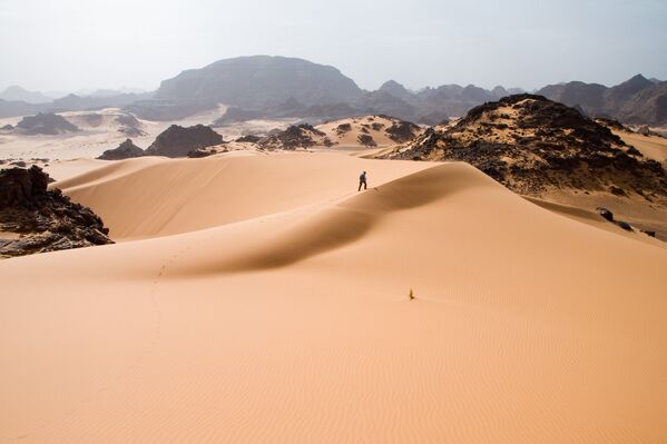 Барханы в пустыне Сахара, Ливия