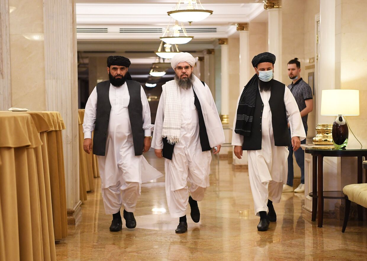 П/к делегации политического офиса движения Талибан (запрещено в РФ) в Москве