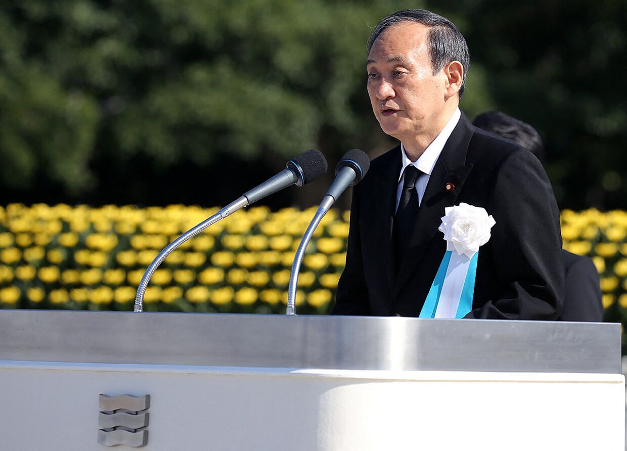 Премьер-министр Японии Ёсихидэ Суга