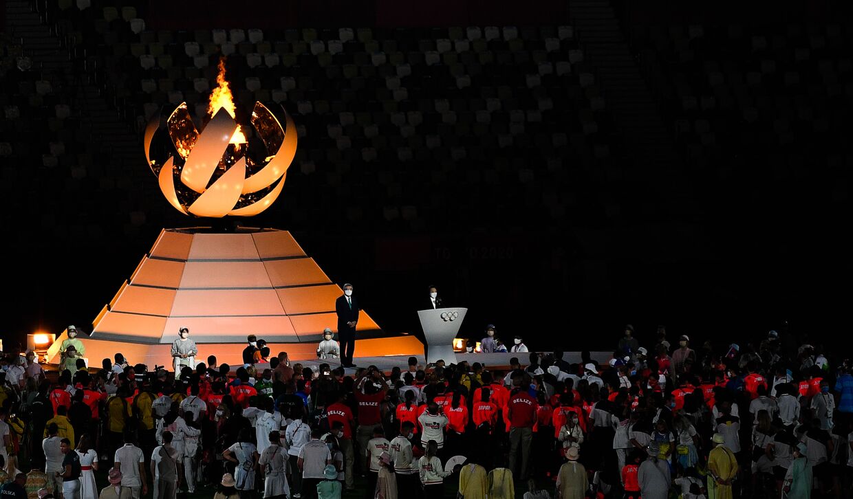 Церемония закрытия XXXII летних Олимпийских игр в Токио