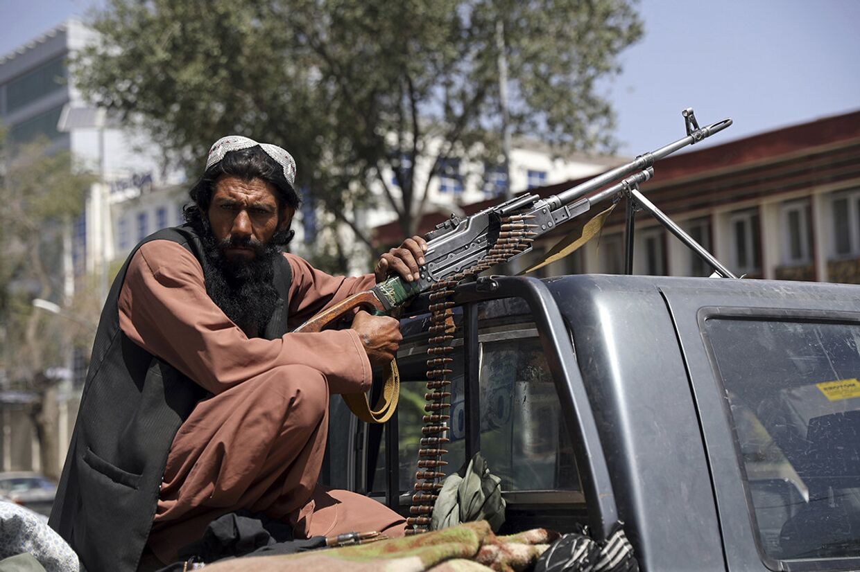 Боевик движения Талибан* в Кабуле, Афганистан