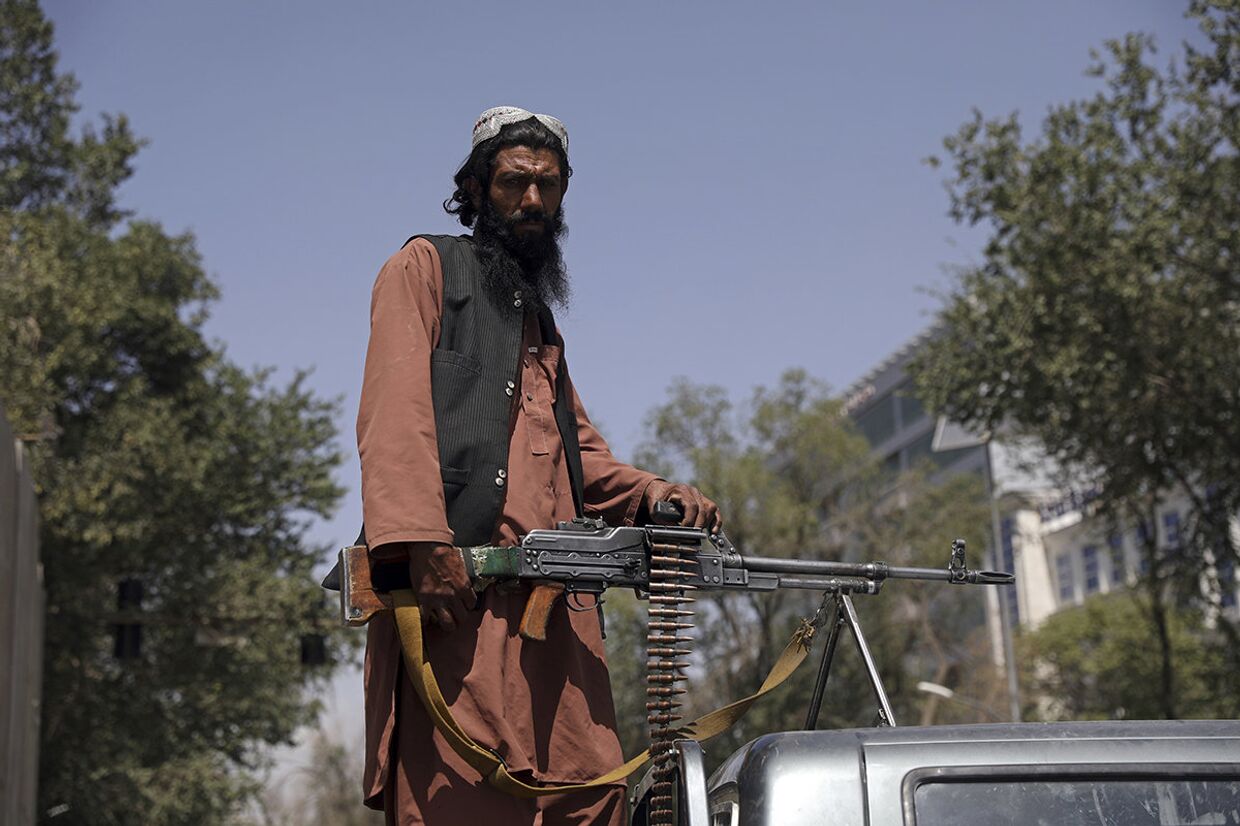 Боевик движения Талибан* в Кабуле, Афганистан