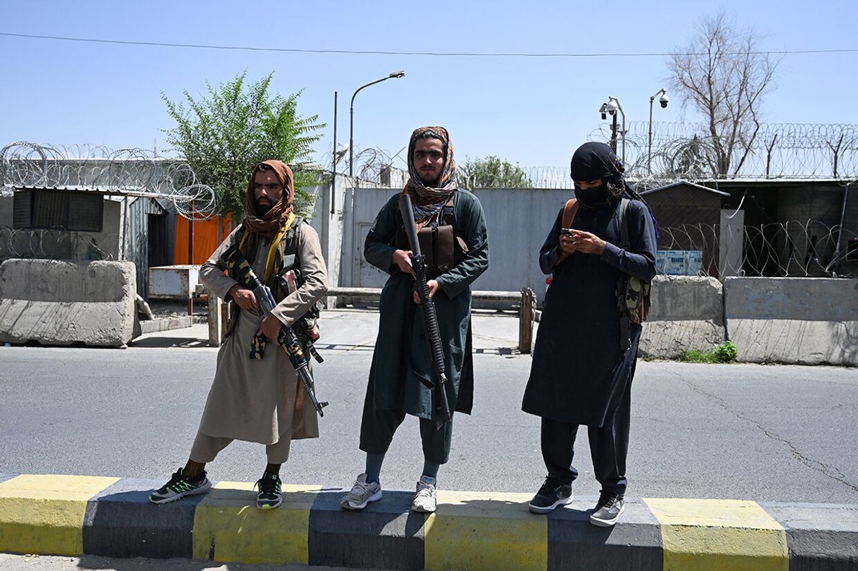Боевики Талибана* в Кабуле, Афганистан