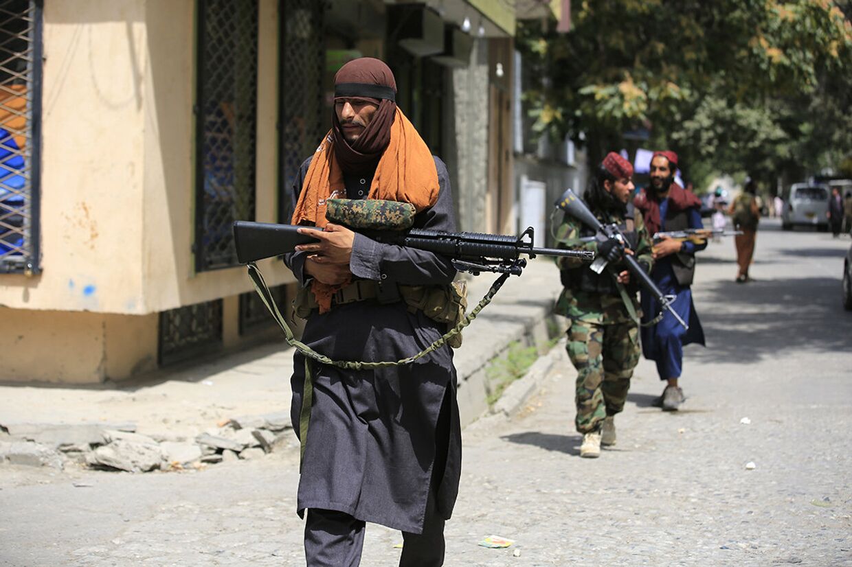 Боевики Талибана* в Кабуле, Афганистан