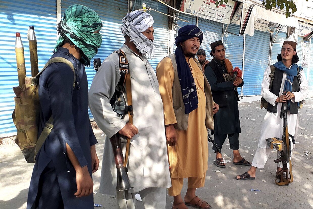 Боевики Талибана* в Кундузе, Афганистан