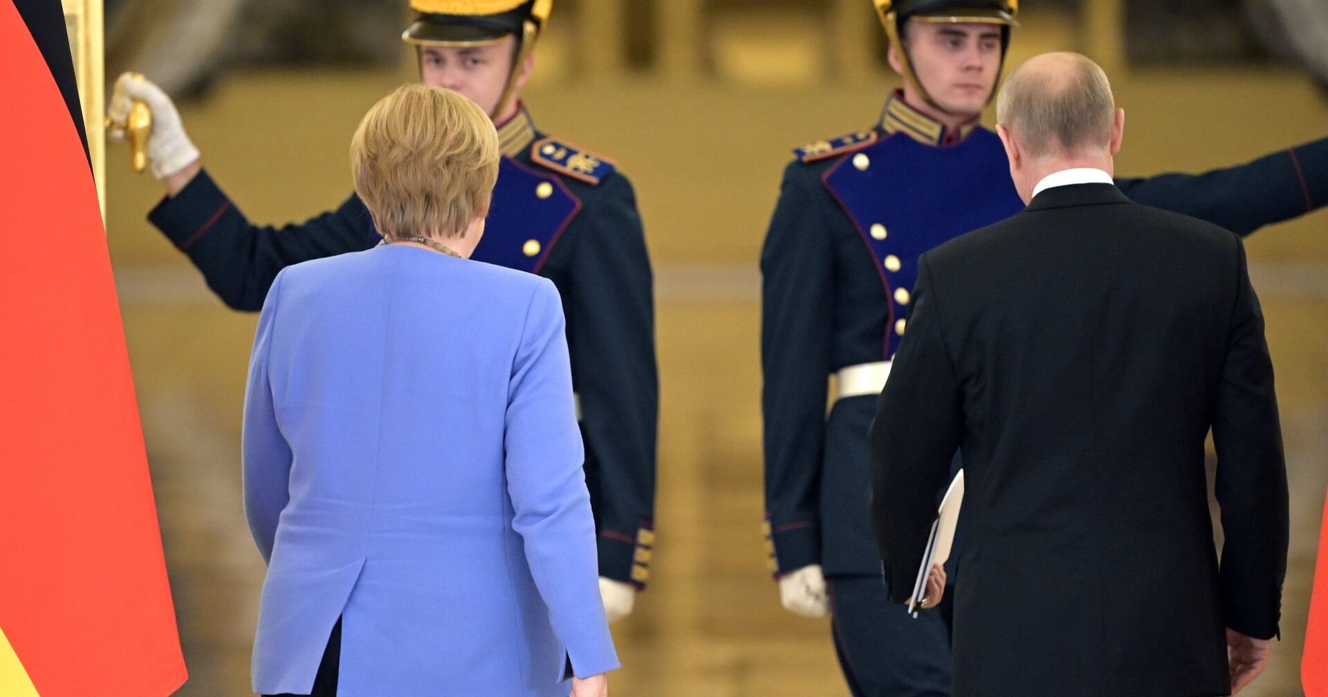 Встреча президента РФ В. Путина с канцлером Германии А. Меркель - ИноСМИ, 1920, 24.08.2021