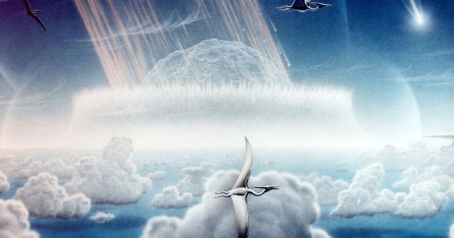 Столкновения Земли с астероидом: художественное изображение - ИноСМИ, 1920, 29.08.2021