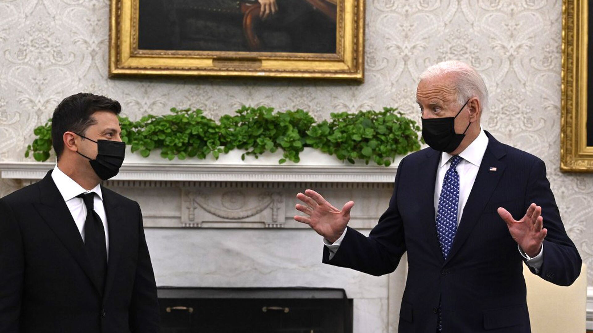 Президент Украины Владимир Зеленский и президент США Джо Байден в Вашингтоне - ИноСМИ, 1920, 08.05.2022