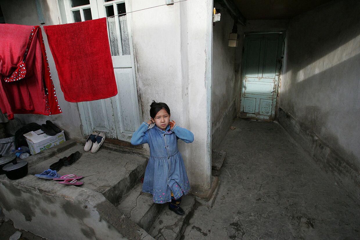 Узбекская девочка в Ташкенте