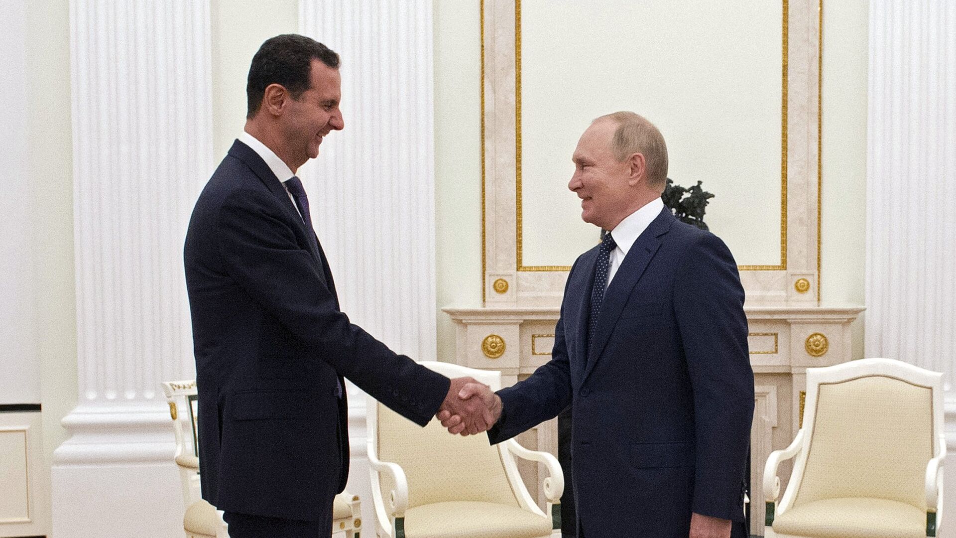 Встреча президента РФ В. Путина с президентом Сирии Б. Асадом - ИноСМИ, 1920, 24.10.2022