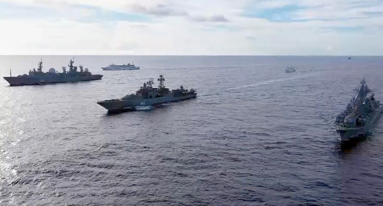 Крупные учения ВМФ России в Тихом океане