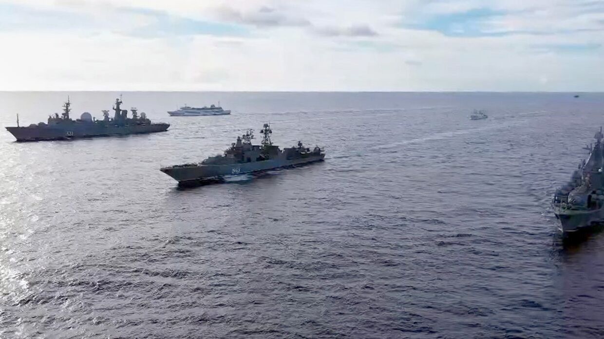 Крупные учения ВМФ России в Тихом океане