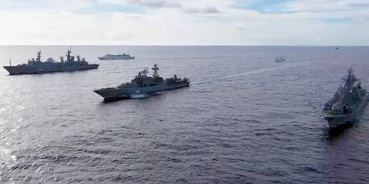 Крупные учения ВМФ России в Тихом океане
