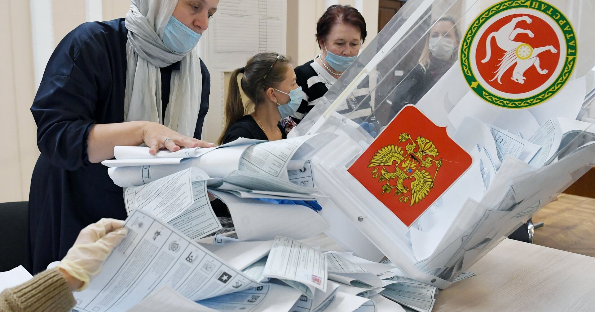 Подсчет голосов на выборах в единый день голосования - ИноСМИ, 1920, 22.09.2021