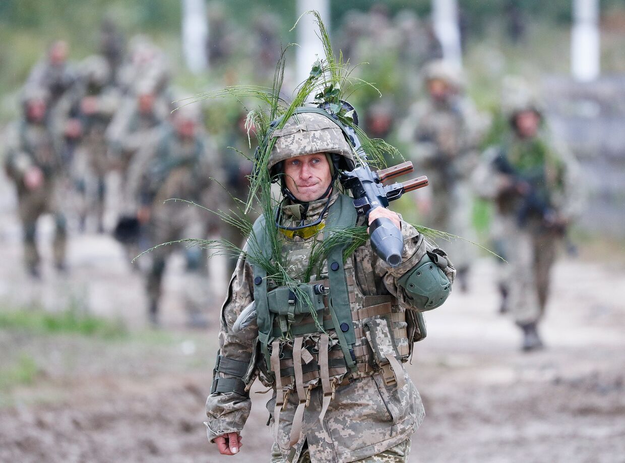 Военные учения Rapid Trident-2021 во Львовской области, Украина
