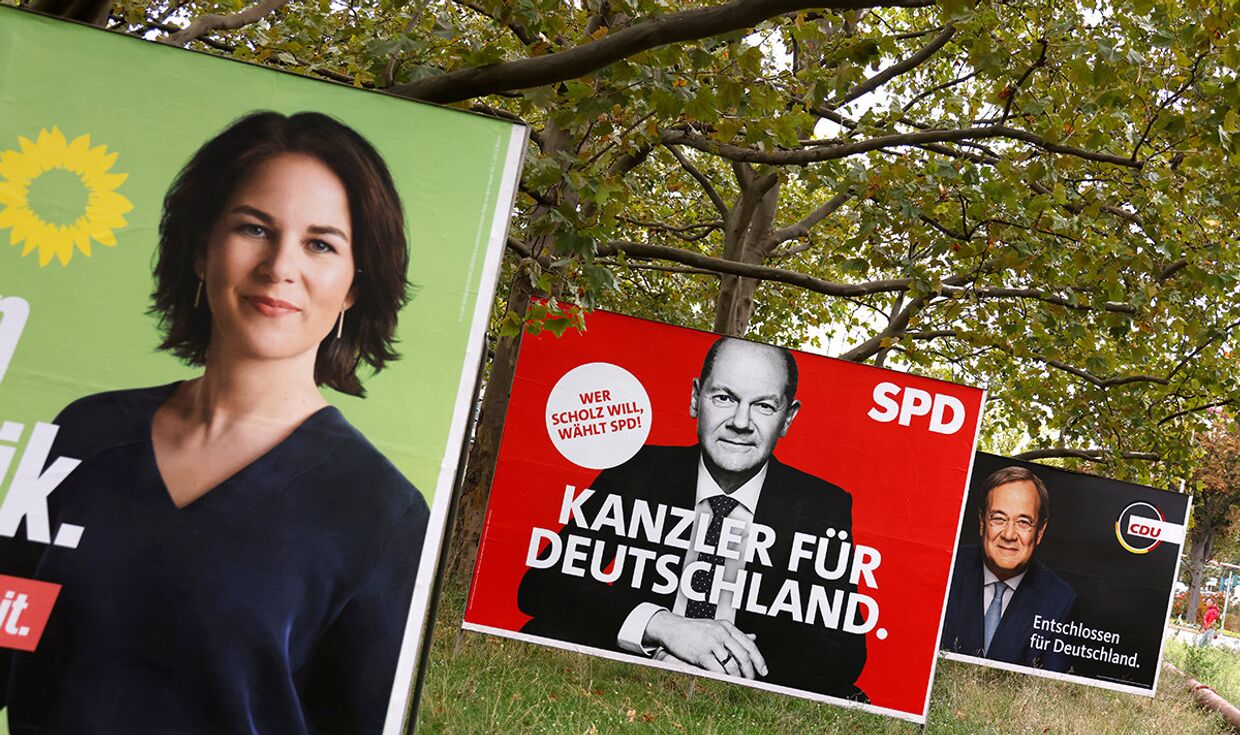 Предвыборные постеры в Берлине, Германия