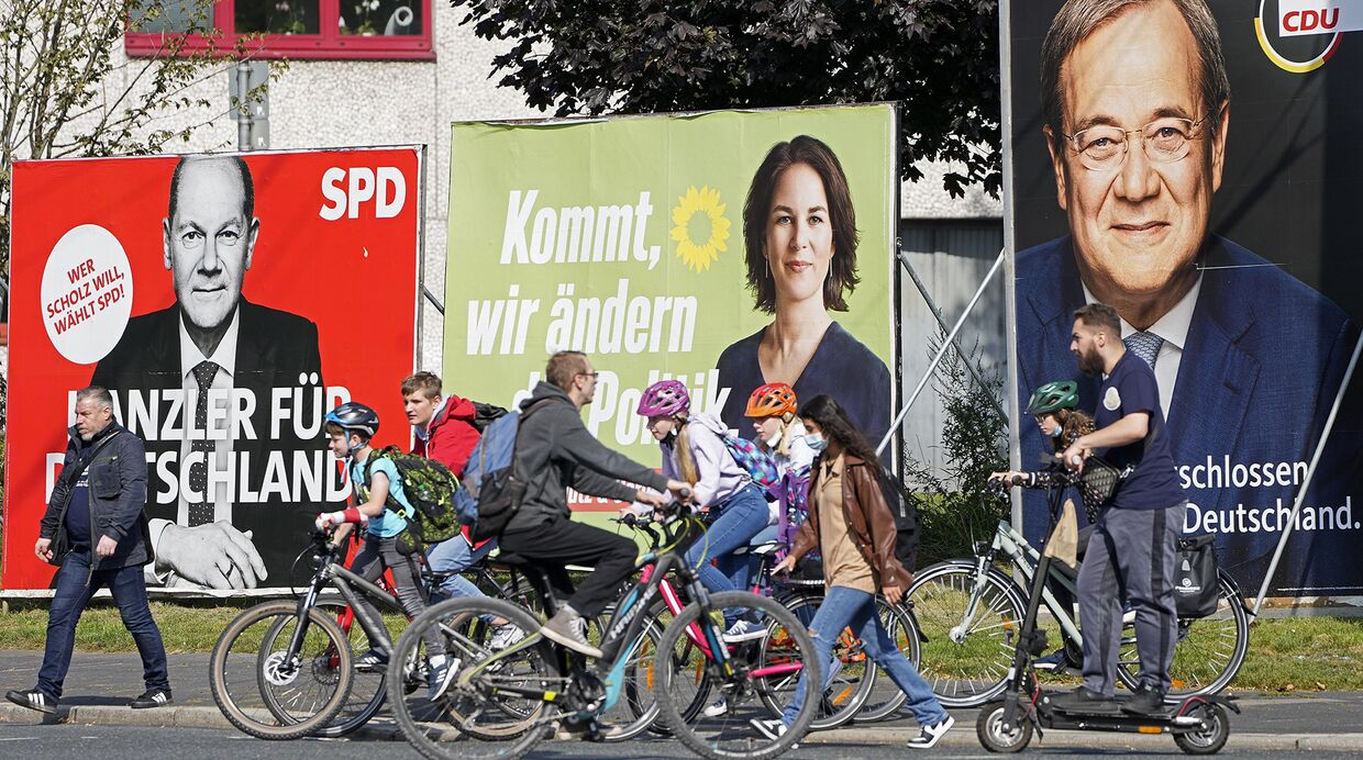 Предвыборные постеры в Берлине, Германия