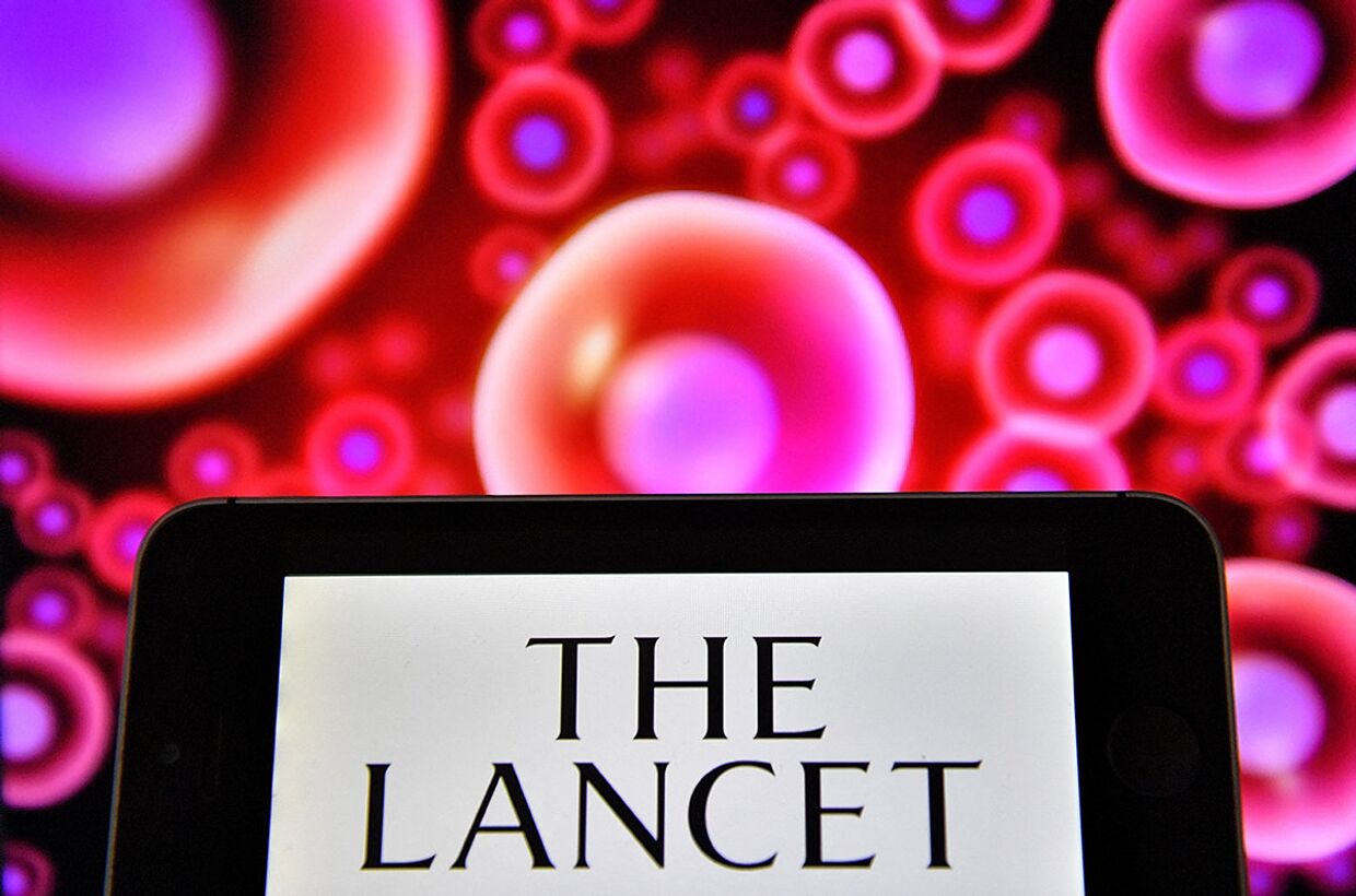 Логотип британского медицинского журнала The Lancet