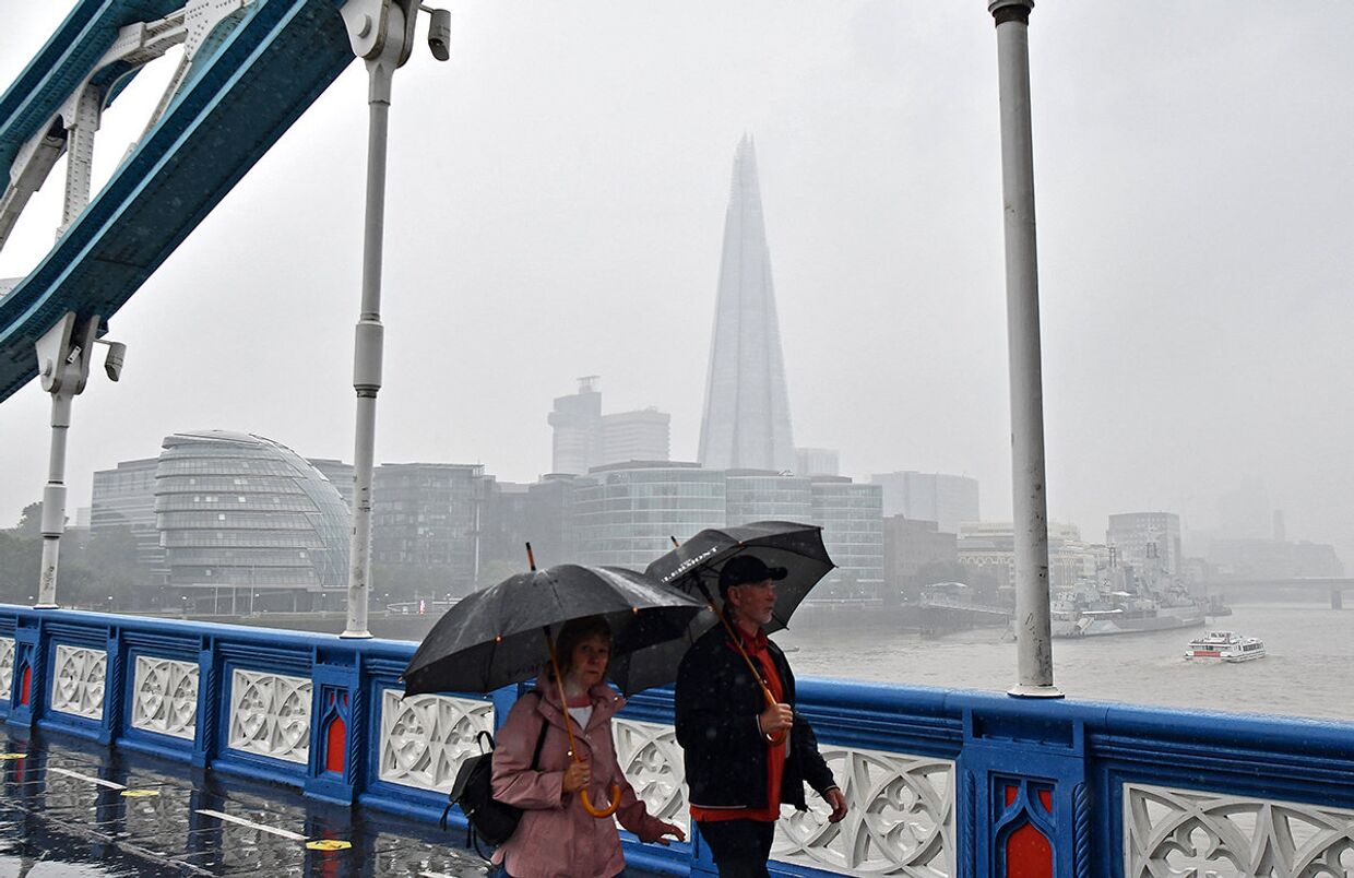 Дождливая погода в Лондоне