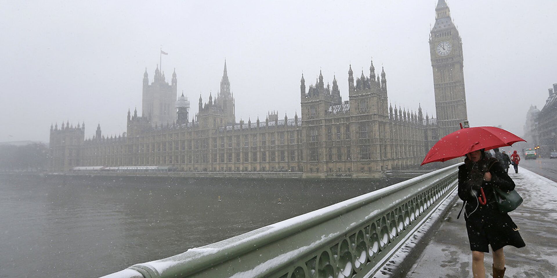 Снежная погода в Лондоне, Великобритания - ИноСМИ, 1920, 24.12.2022