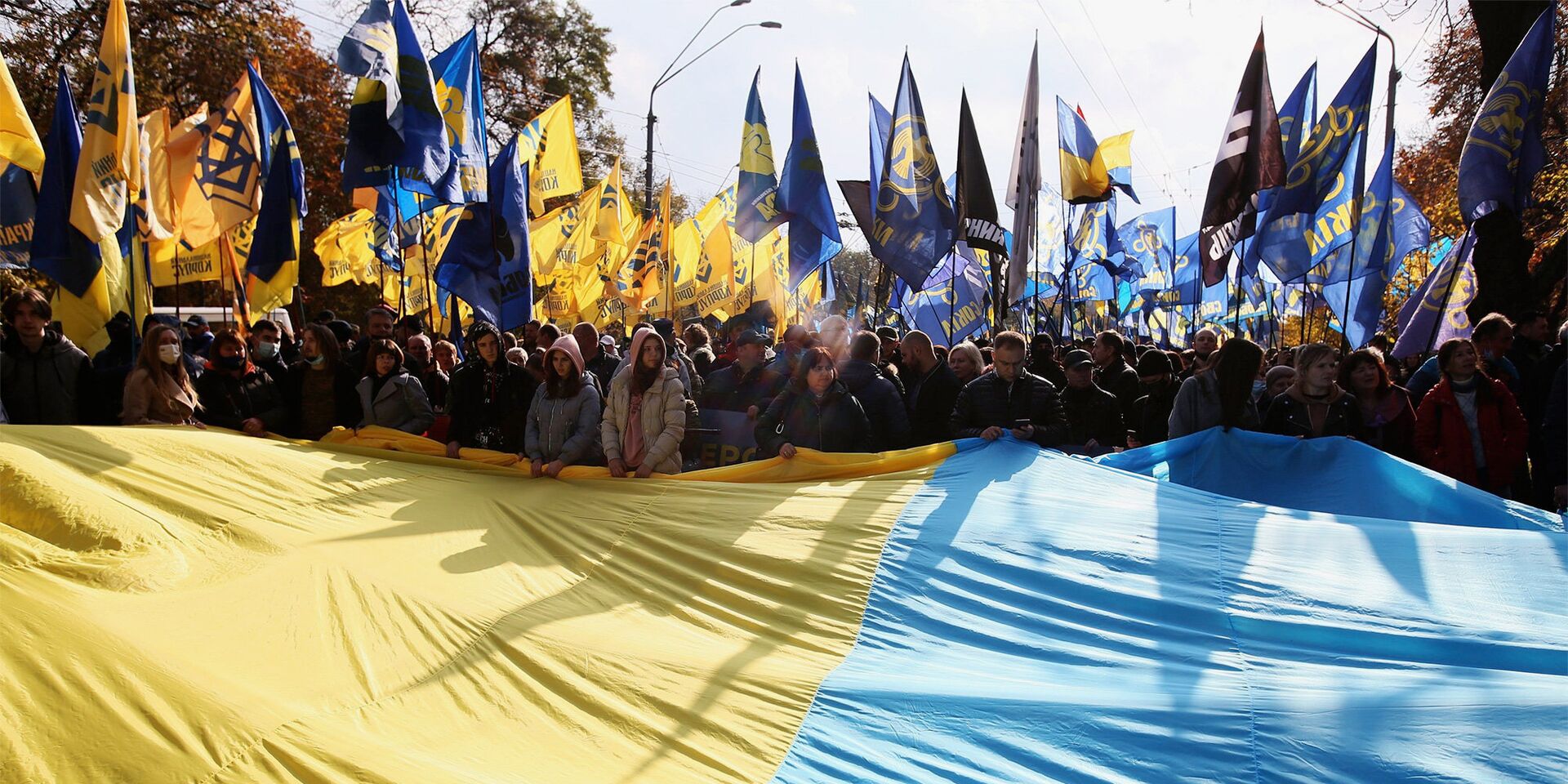 Марш националистов в честь Дня защитника Украины - ИноСМИ, 1920, 15.12.2021