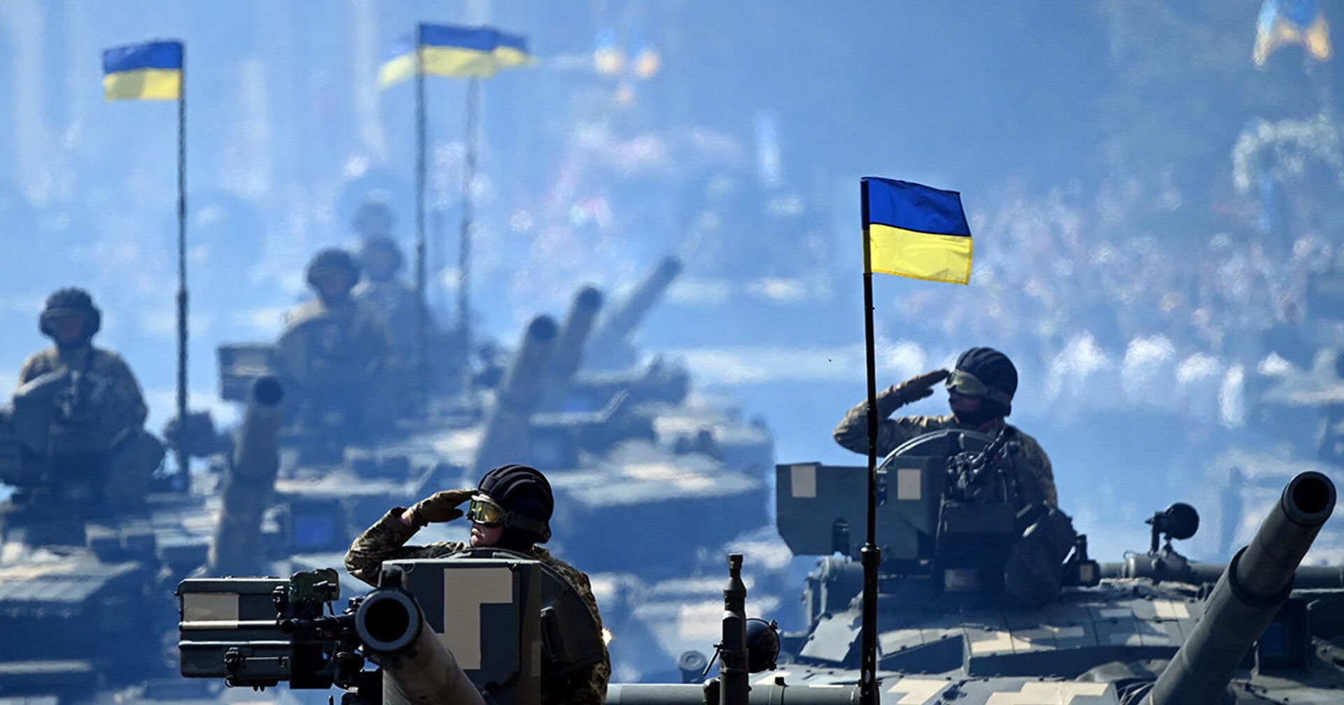 Украинские танки во время военного парада в Киеве - ИноСМИ, 1920, 21.10.2021