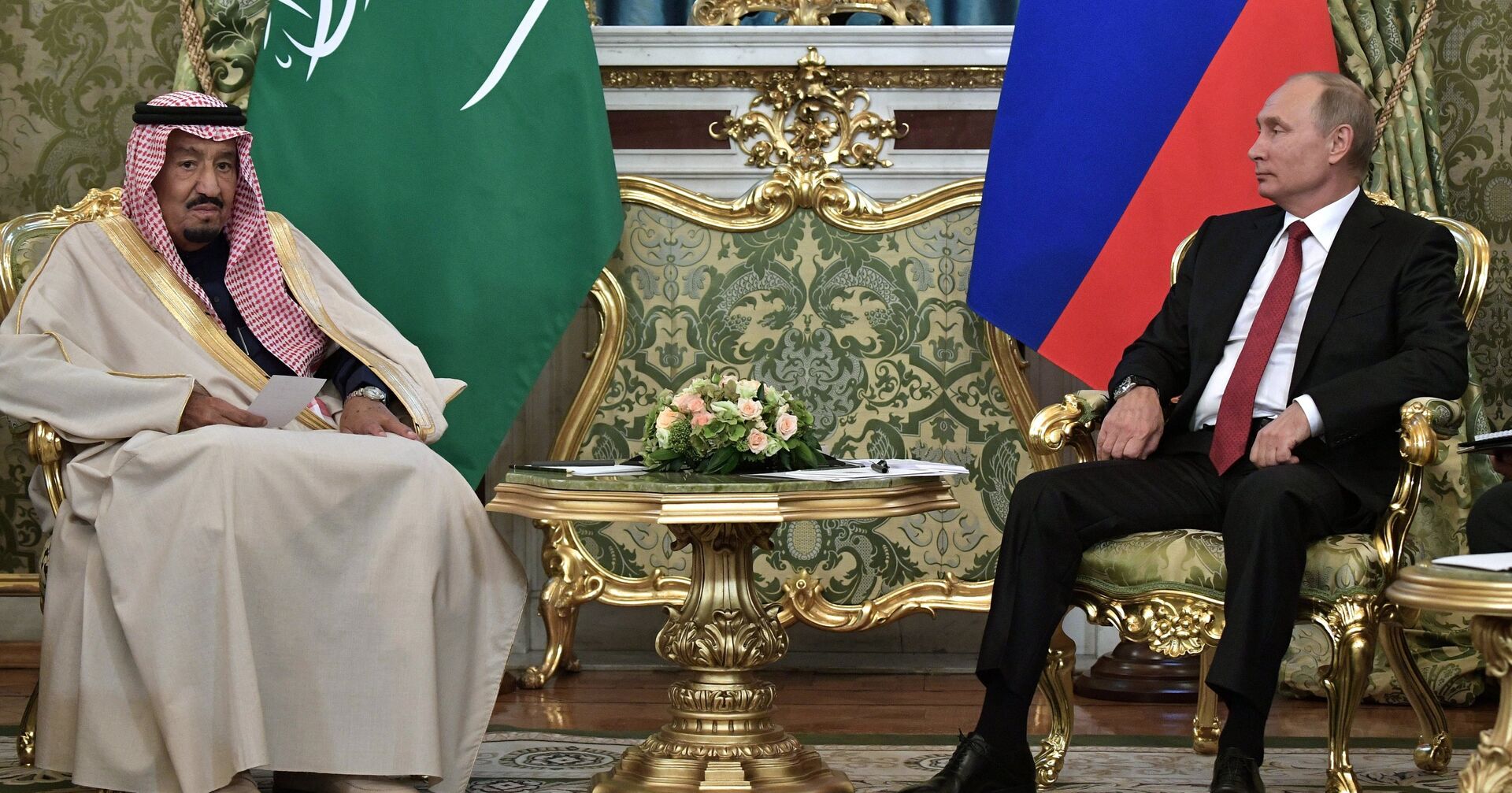 Переговоры президента РФ В. Путина с королем Саудовской Аравии С. Аль-Саудом - ИноСМИ, 1920, 21.10.2021