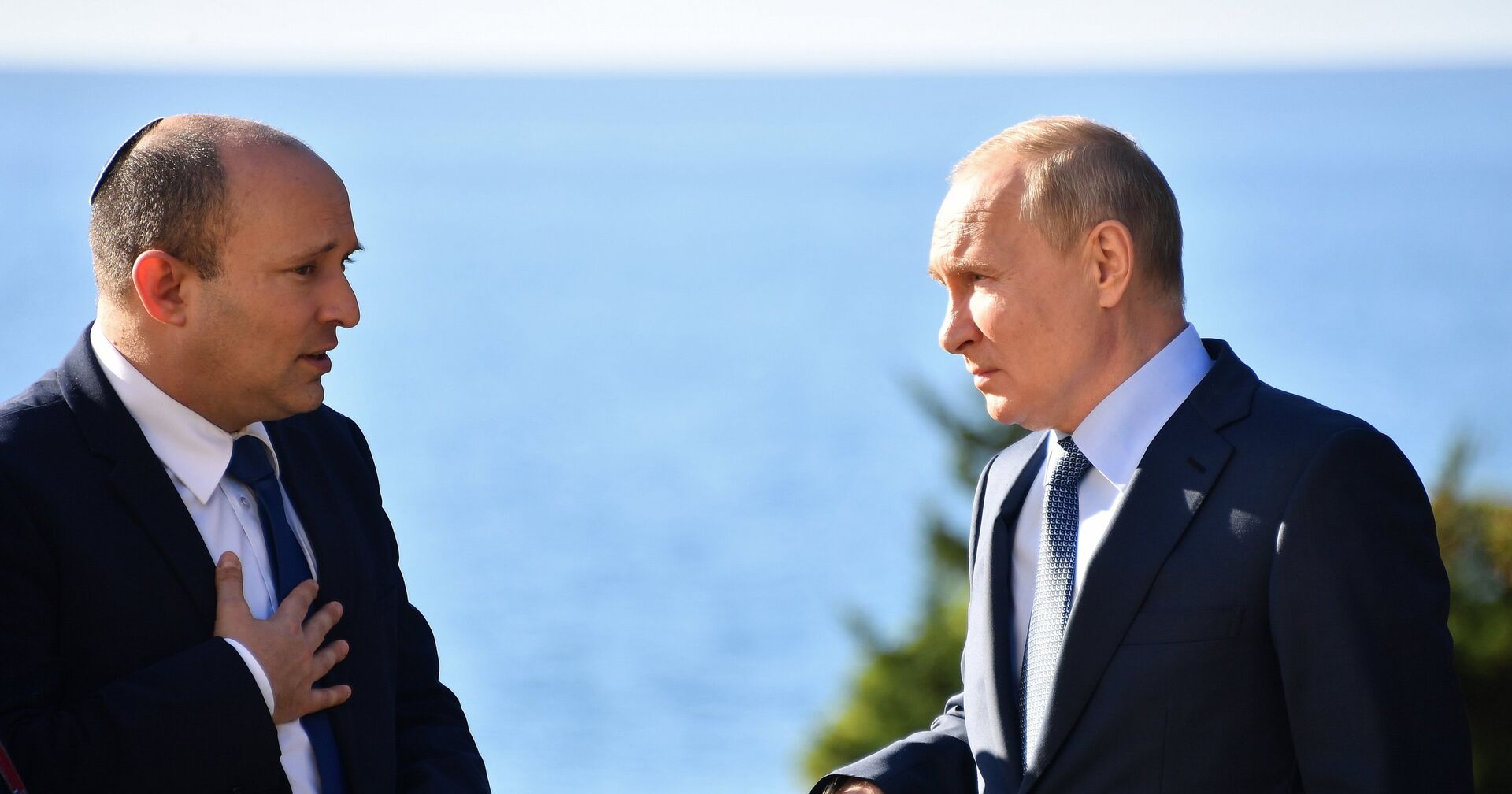 Президент РФ В. Путин встретился с премьер-министром Израиля Н. Беннетом - ИноСМИ, 1920, 09.11.2021