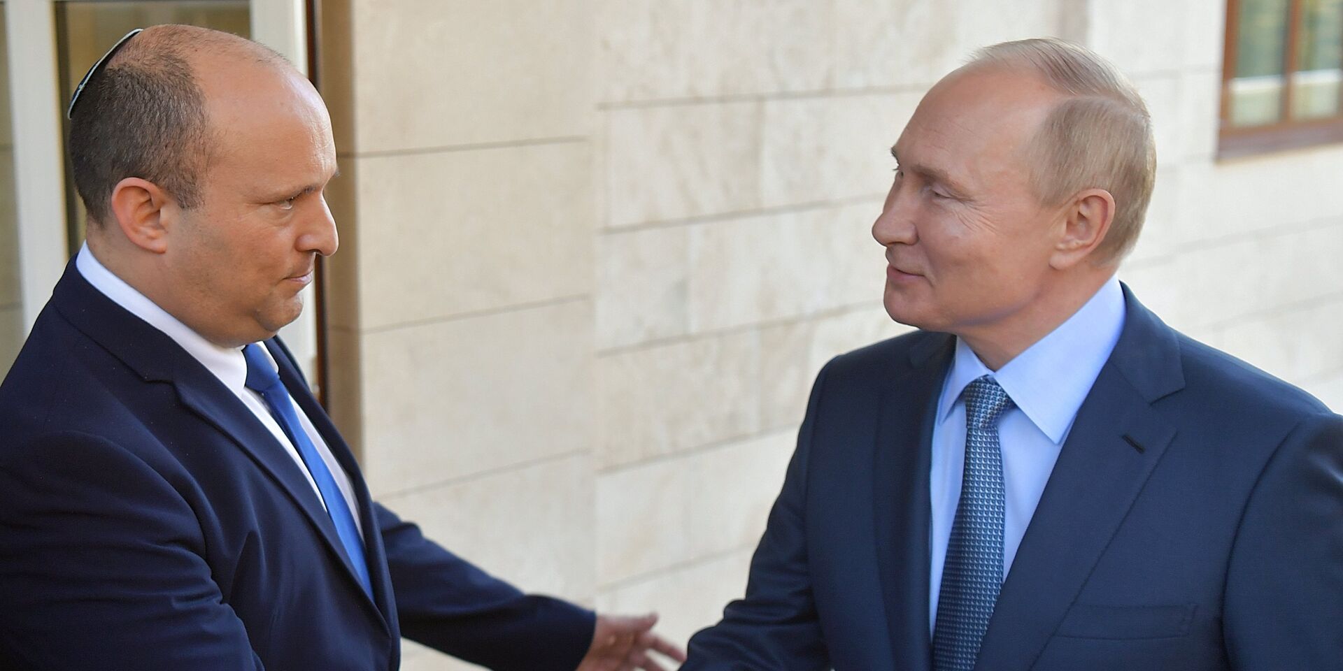 Президент РФ В. Путин встретился с премьер-министром Израиля Н. Беннетом - ИноСМИ, 1920, 05.02.2023