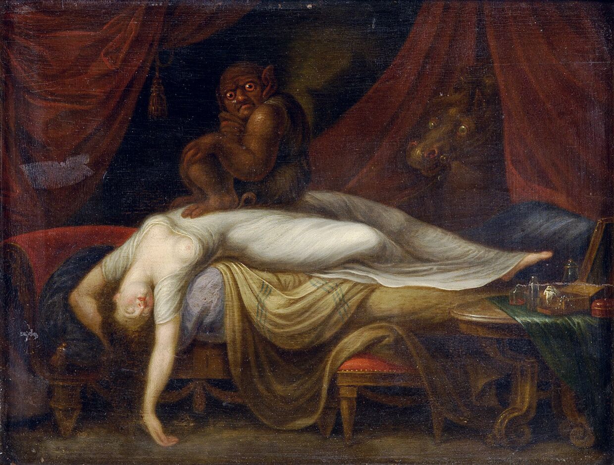 Картина XIX века «Ночной кошмар»