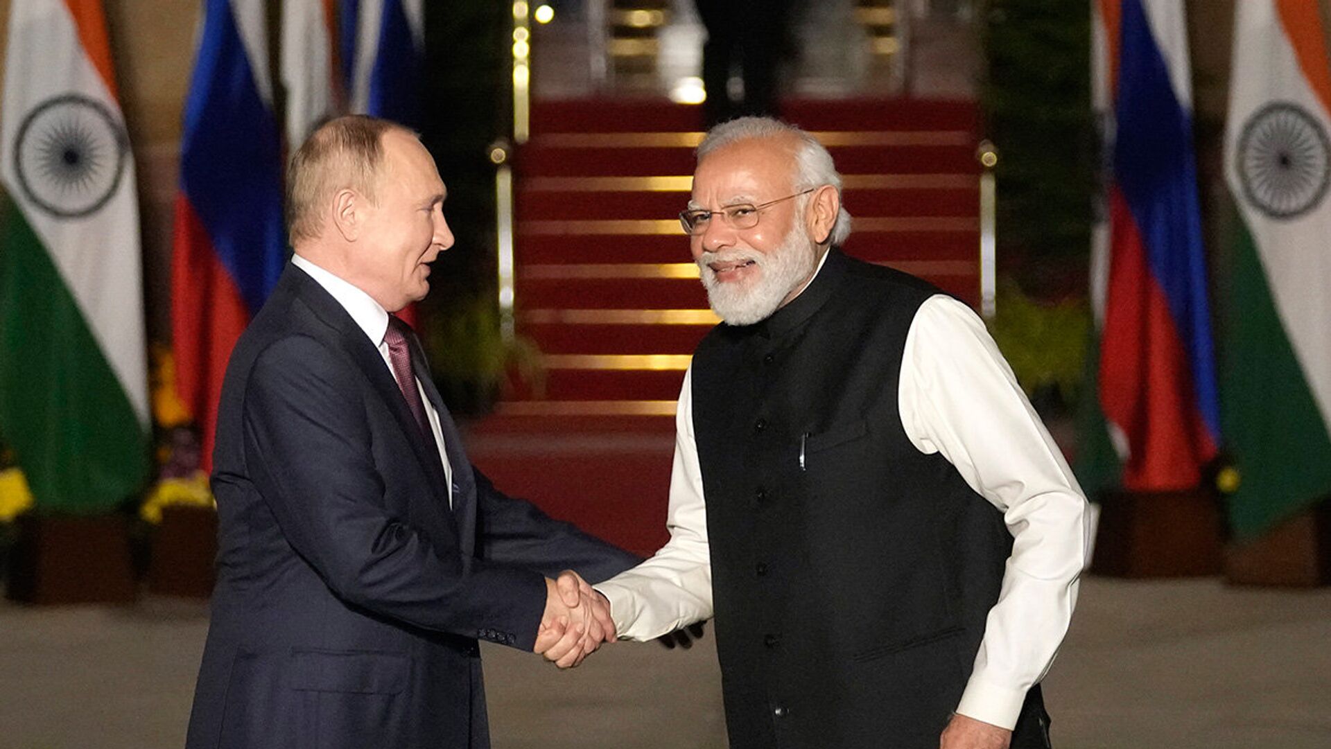 Президент РФ Владимир Путин и премьер-министр Республики Индии Нарендра Моди - ИноСМИ, 1920, 10.06.2022