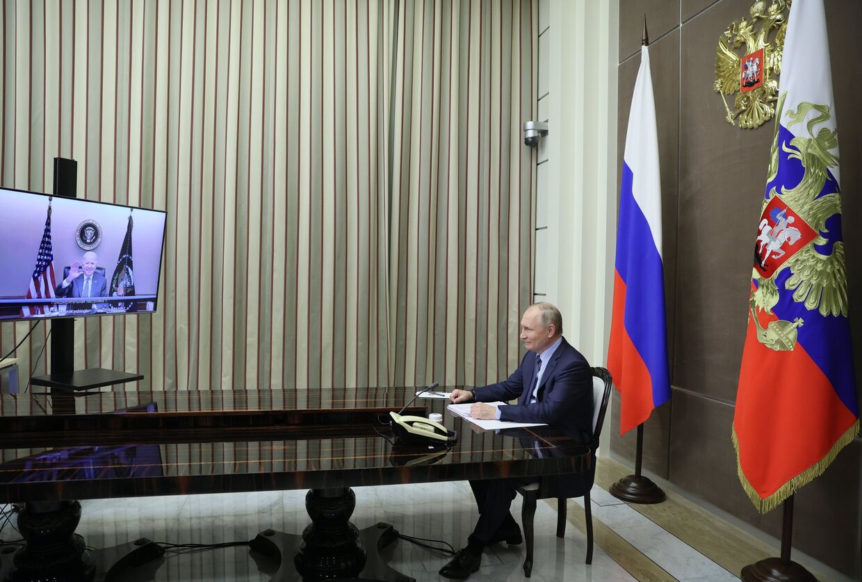 Переговоры президента РФ В. Путина и президента США Джо Байдена
