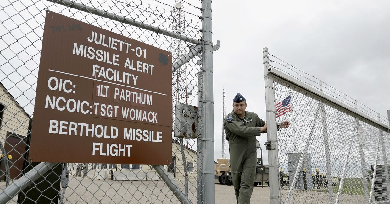 Пункт управления пуском межконтинентальных баллистических ракет на авиабазе Майнот в Северной Дакоте