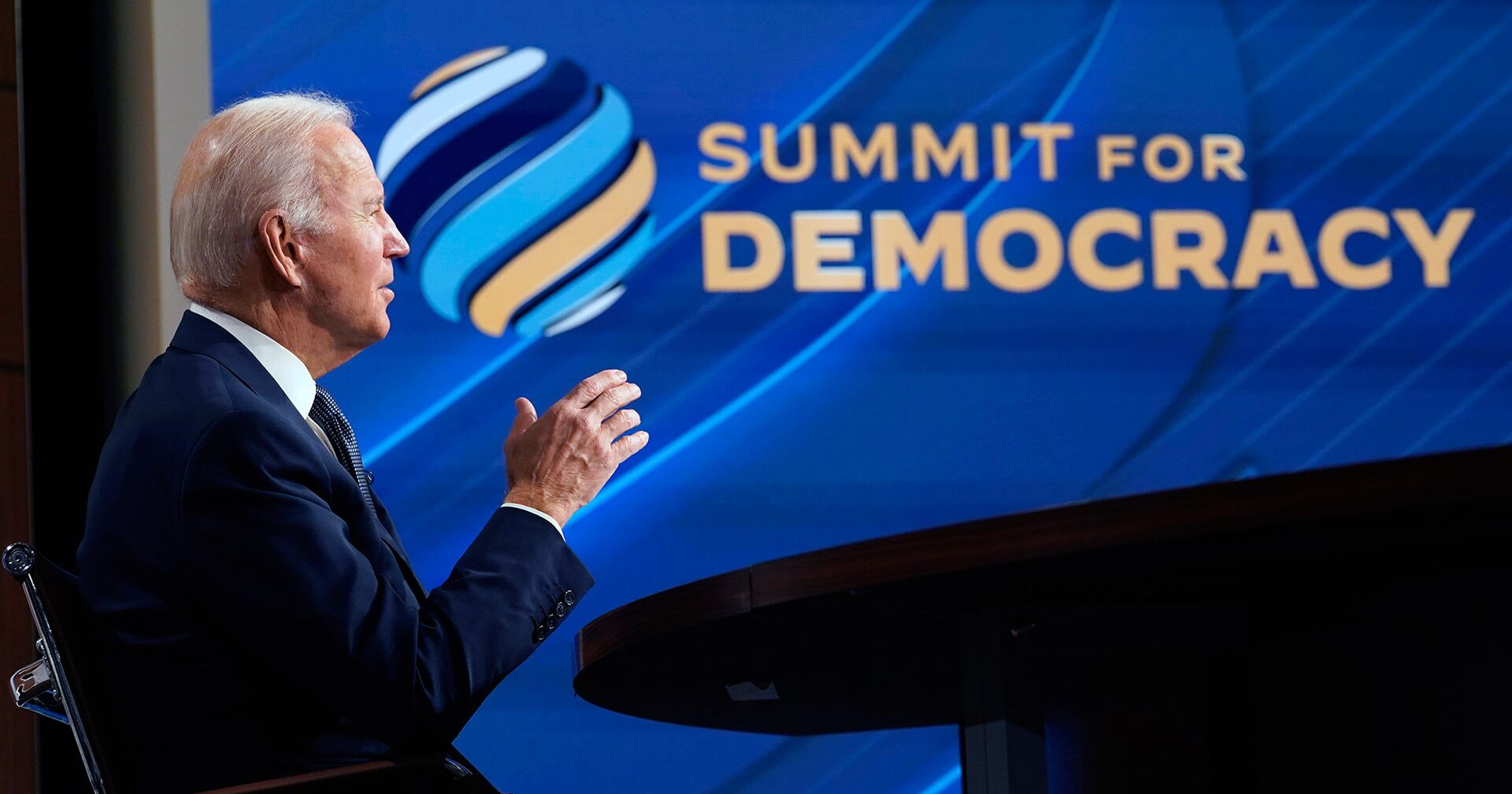 Президент США Джо Байден выступает на открытии «саммита за демократию» в Вашингтоне - ИноСМИ, 1920, 10.12.2021